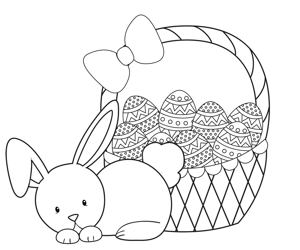 Desenho de Coelho Download Pdf para Colorir