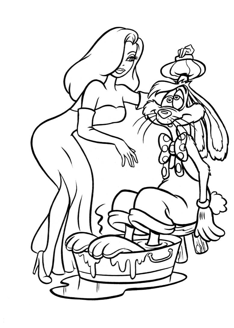 Desenho de Coelho Imprimivel para Imprimir e Colorir