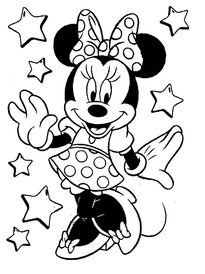 Desenho de Disney Grátis Pdf para Colorir