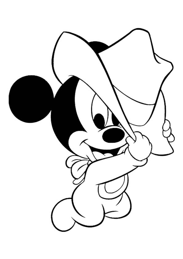 Desenho de Disney para Colorir Fácil Pdf