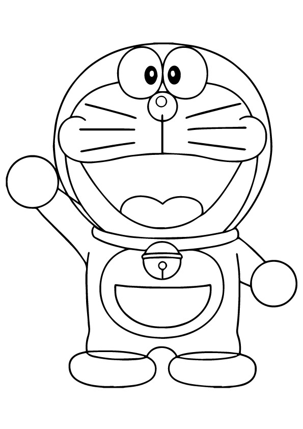 Desenho de Doraemon para Colorir