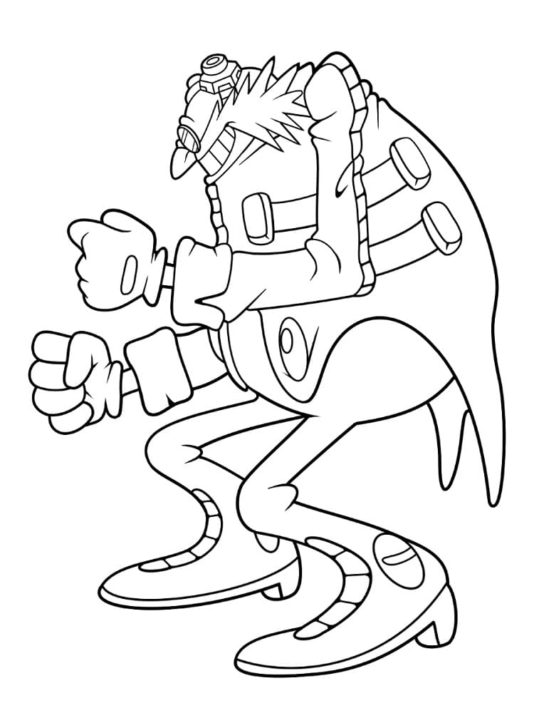 Desenho de Ivo Eggman Robotnik para Colorir