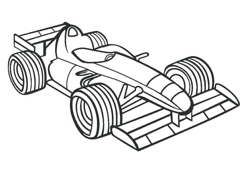 Desenho de Fórmula um Piloto para Colorir Pdf