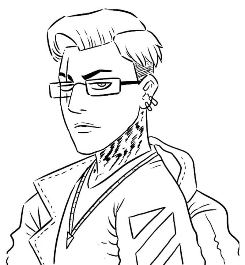 Desenho de Midas Fortnite