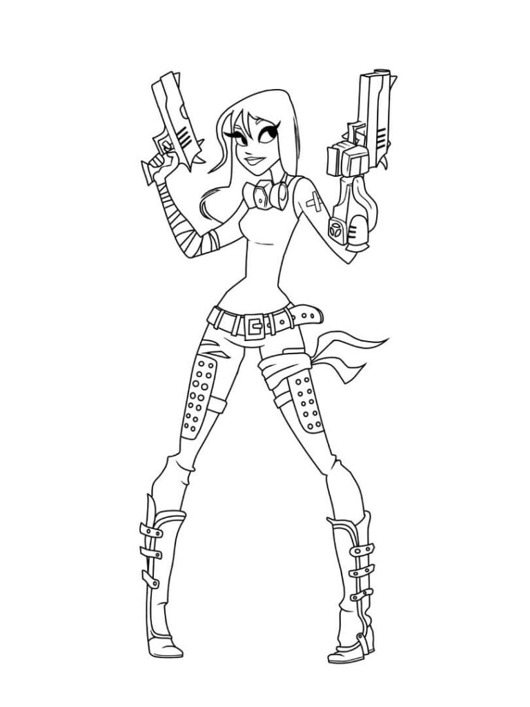 Desenho Pdf Fortnite para Pintar Gratuitamente