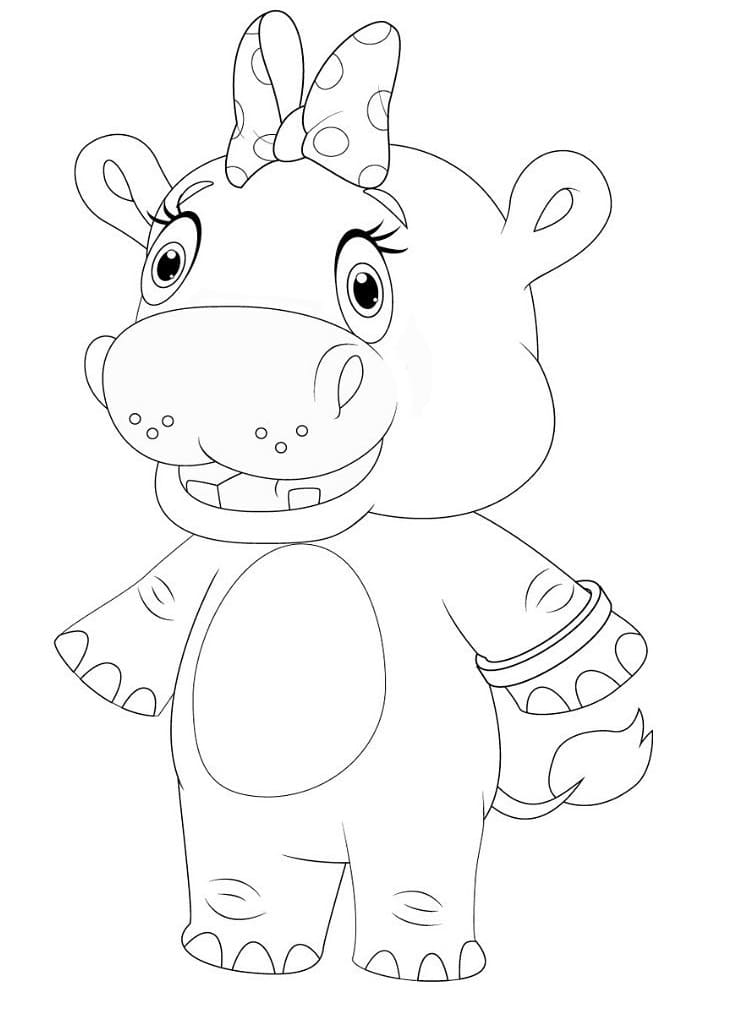 Desenho Thay de Giramille para Colorir