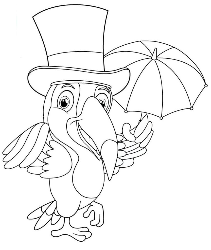 Desenho Tuco de Giramille para Colorir