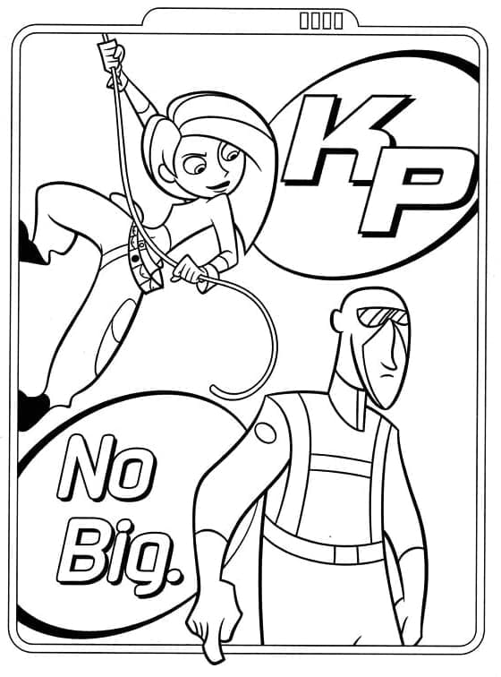 Desenhos de Imagem de Kim Possible para Colorir