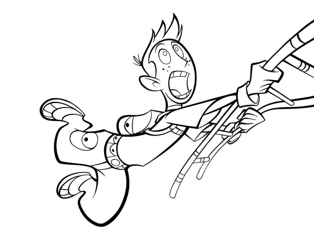 Desenhos de Ron Stoppable de Kim Possible para Colorir