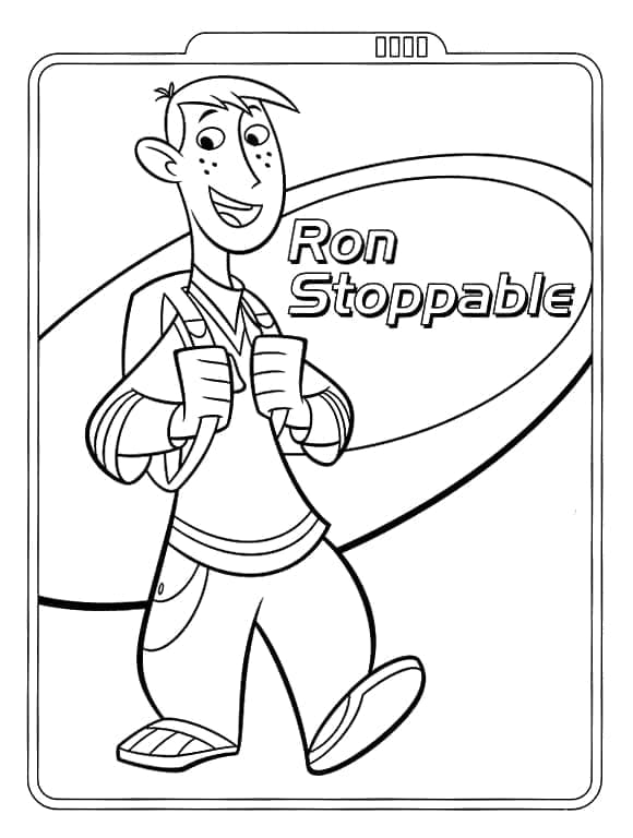 Desenhos de Ron Stoppable para Colorir