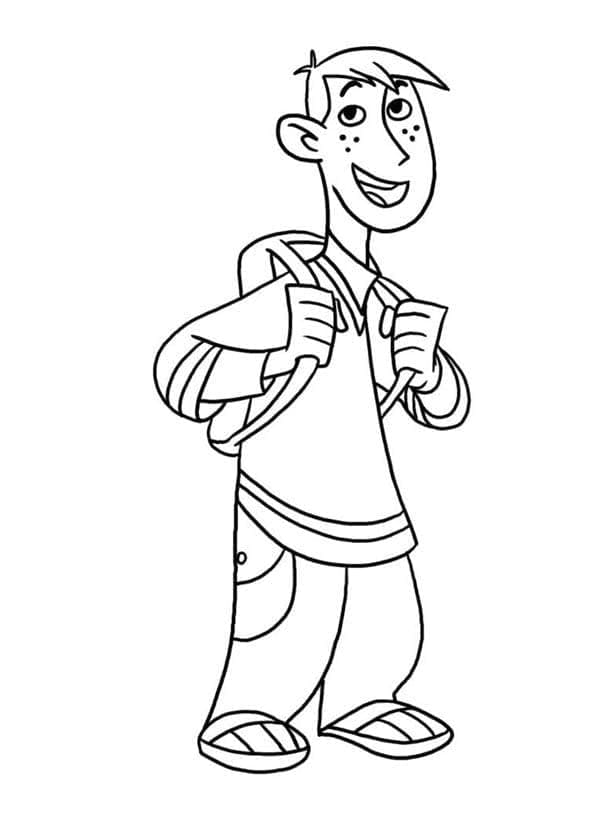 Desenhos de Ron de Kim Possible para Colorir