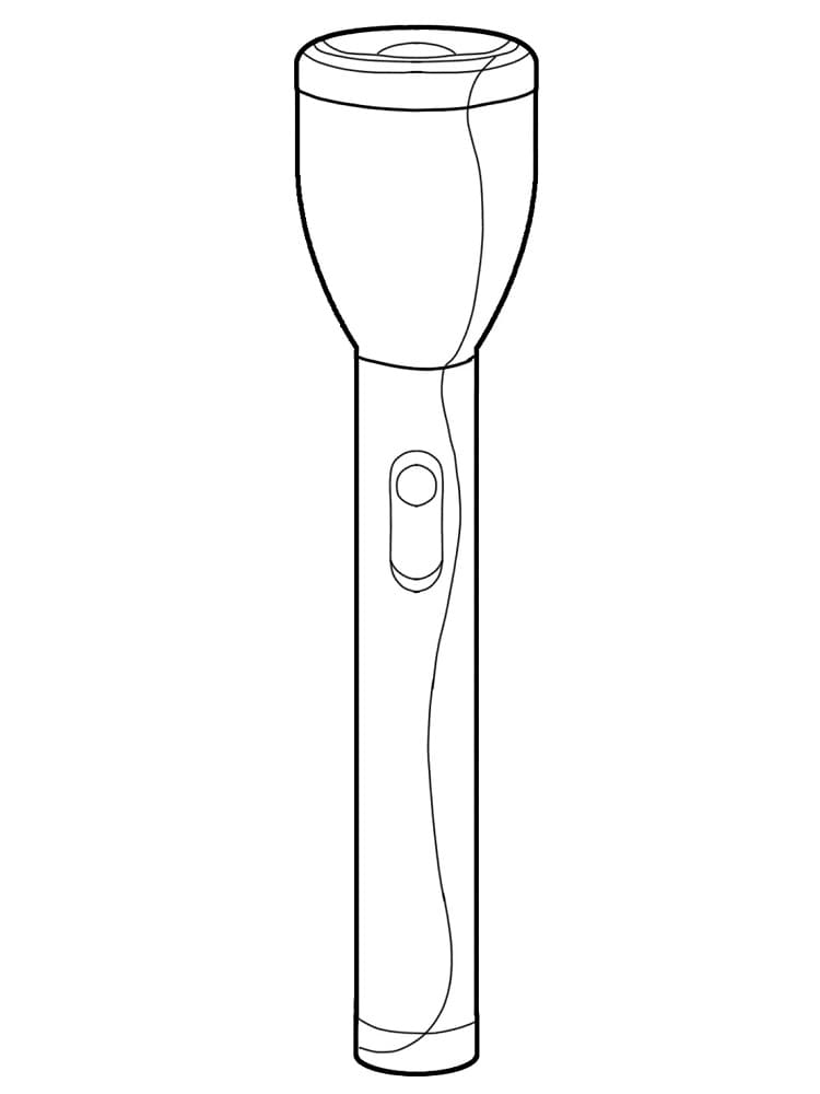 Desenho de Imagem de Lanterna para Colorir