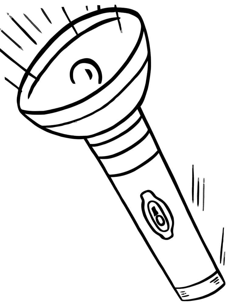 Desenho de Lanterna Antiga para Colorir