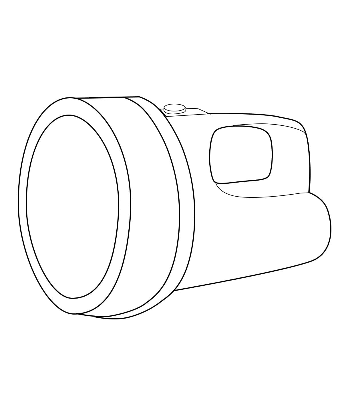 Desenho de Lanterna Grande para Colorir