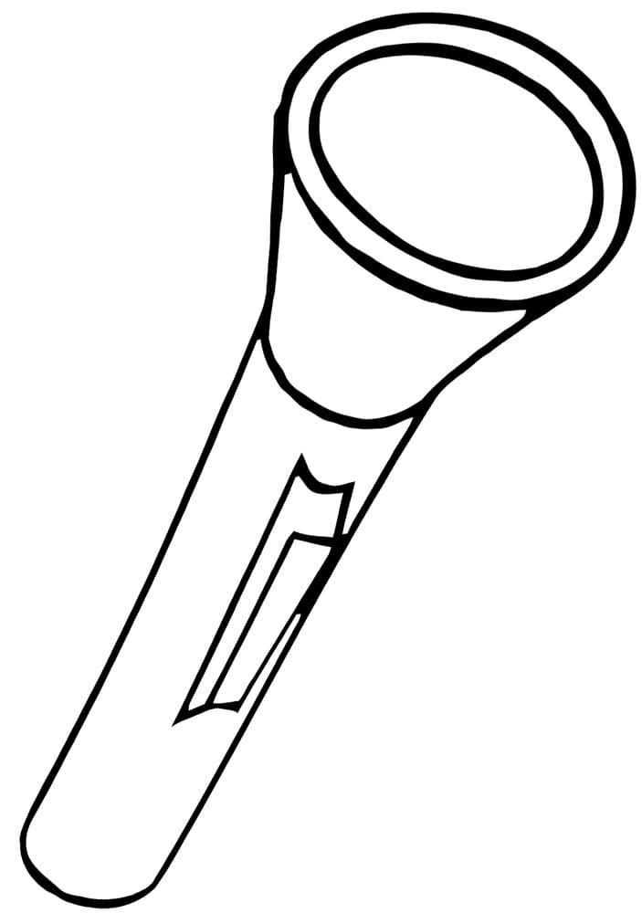 Desenho de Lanterna para Crianças para Colorir