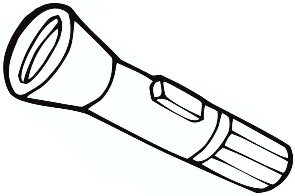 Desenho de Lanterna para Imprimir