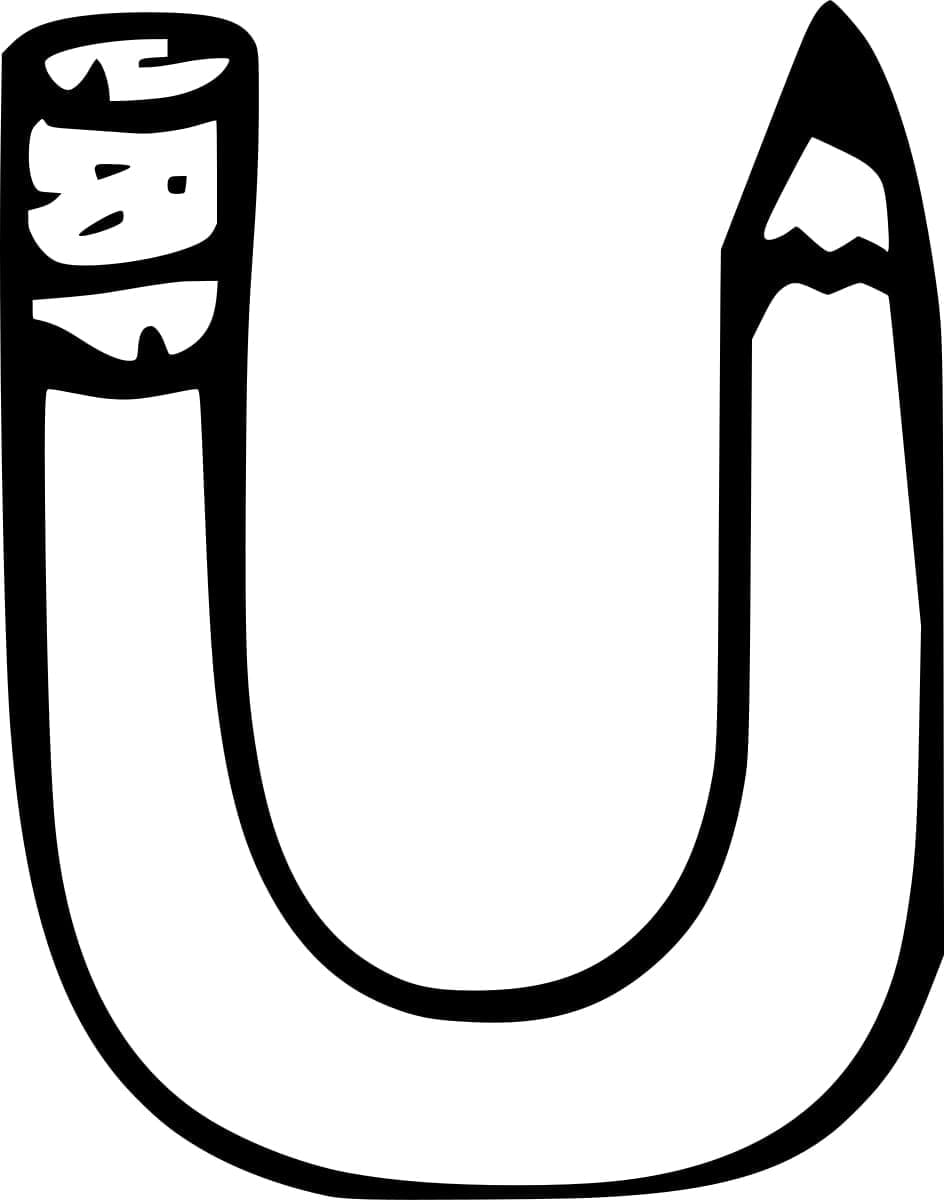 Desenho De Letra U Para Criancas Para Colorir