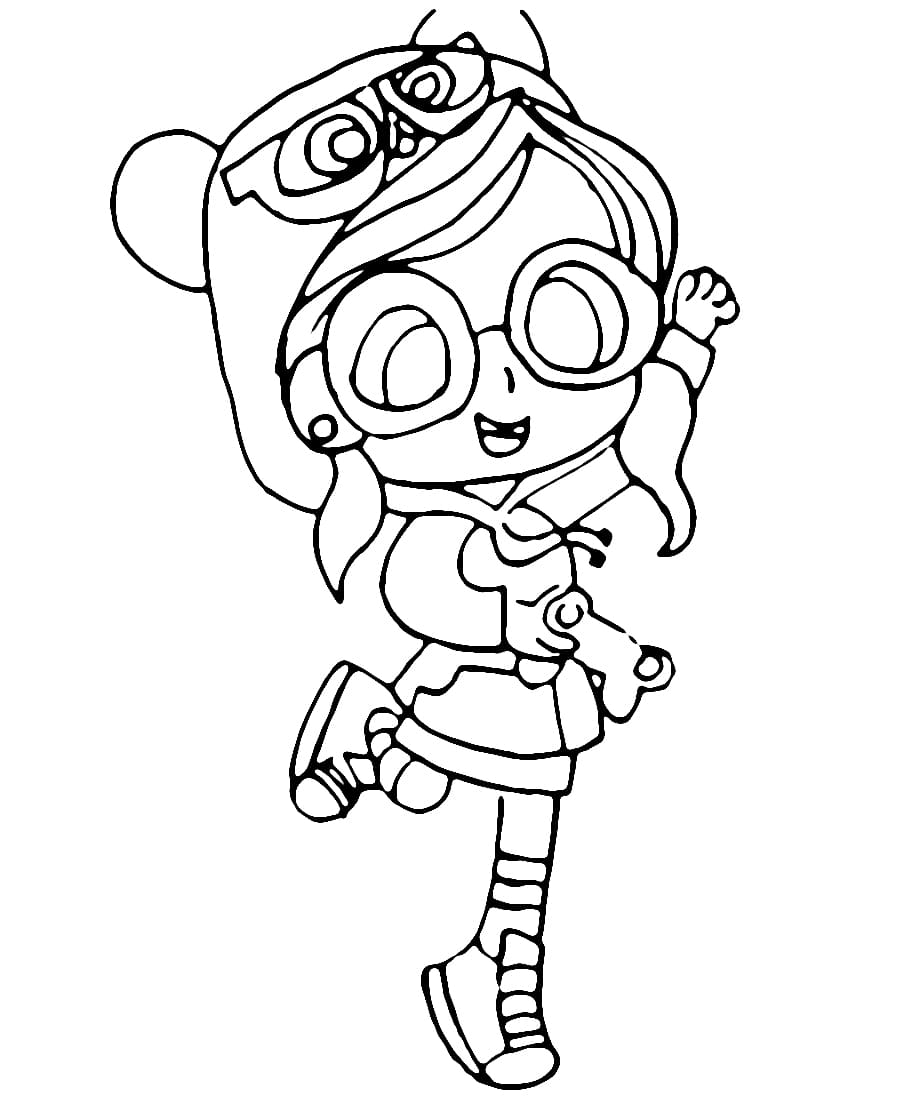 Desenho de Linda Luluca para Colorir