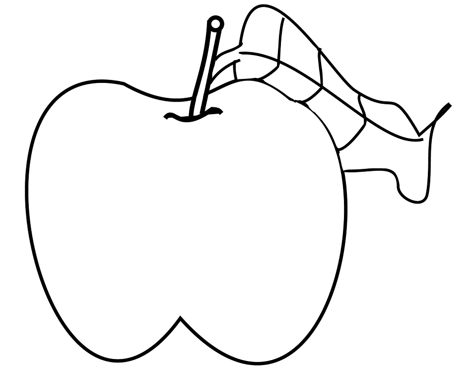 Desenho de Maçã Desenho de Maçã