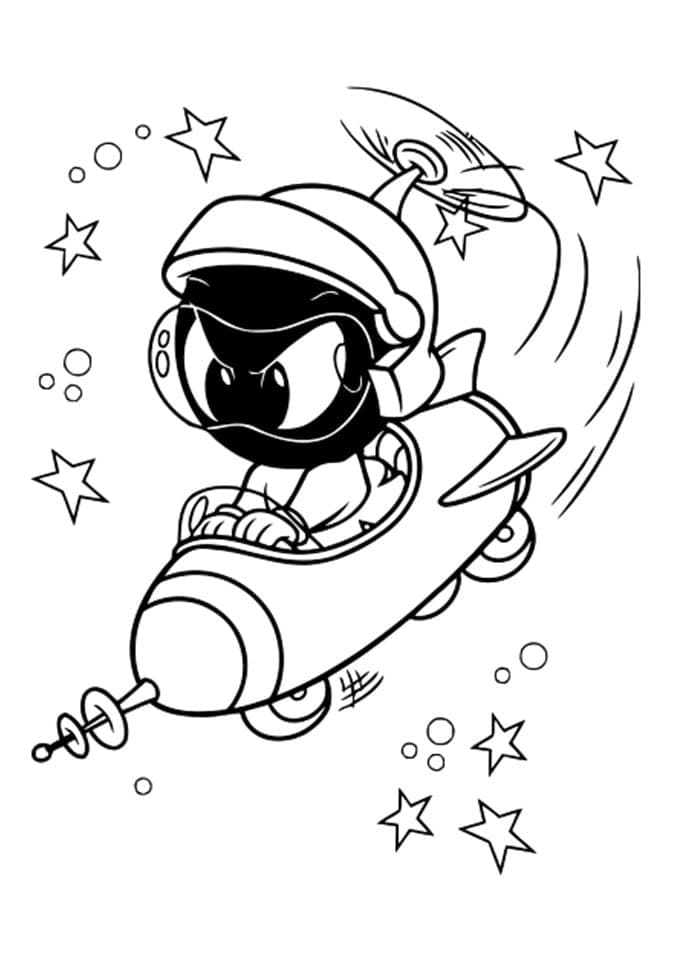 Desenho de Marvin o Marciano para Colorir Download