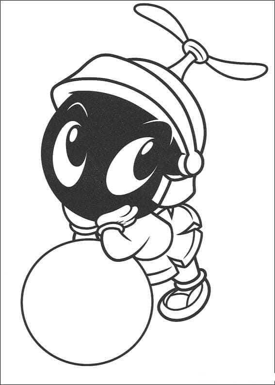 Desenho de Marvin o Marciano para Colorir Pdf