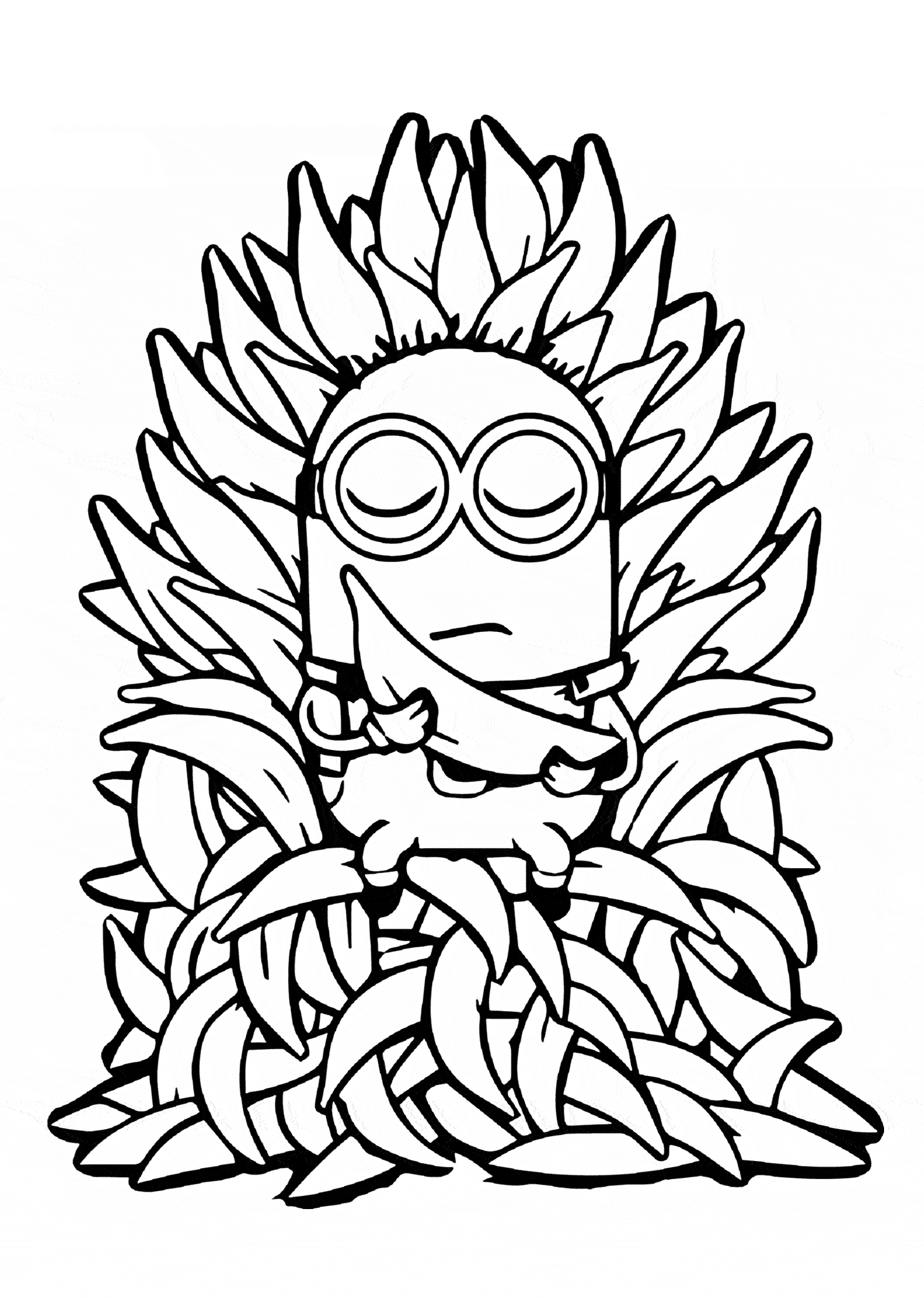 Desenho de Meu Malvado Favorito Pdf para Colorir Desenho de Meu Malvado Favorito Pdf para Colorir