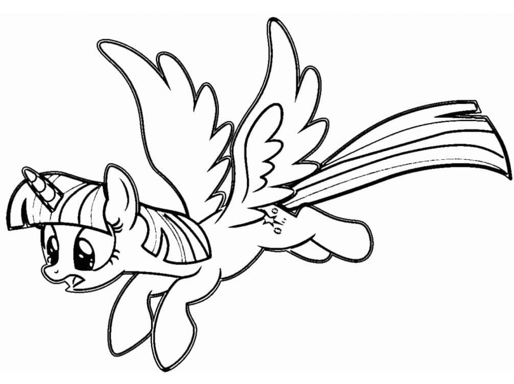 Desenho de Imagem de Twilight Sparkle para Colorir