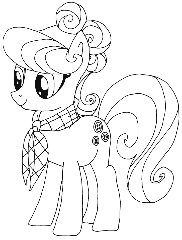 Desenho de My Little Pony Imprimivel