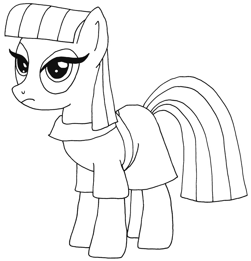 Desenho de My Little Pony para Colorir Online
