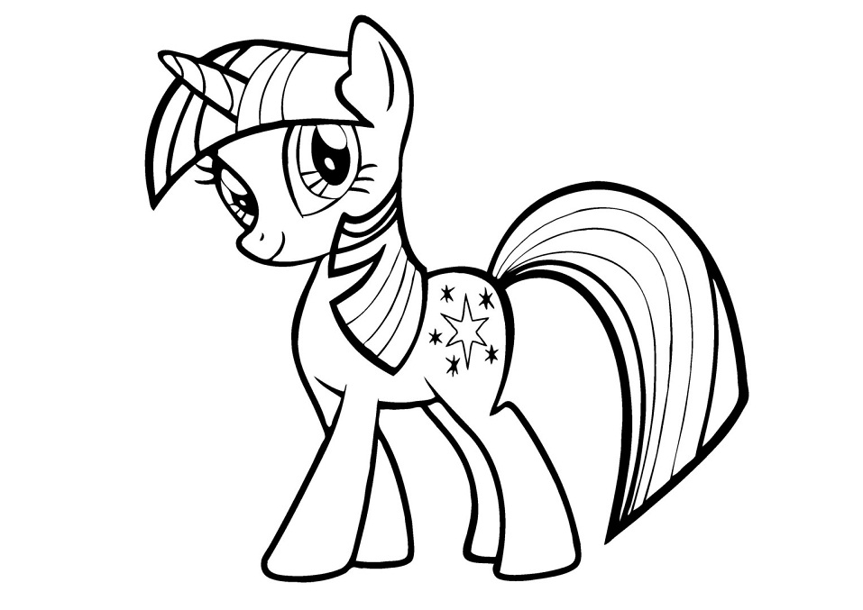Desenho de My Little Pony para Colorir