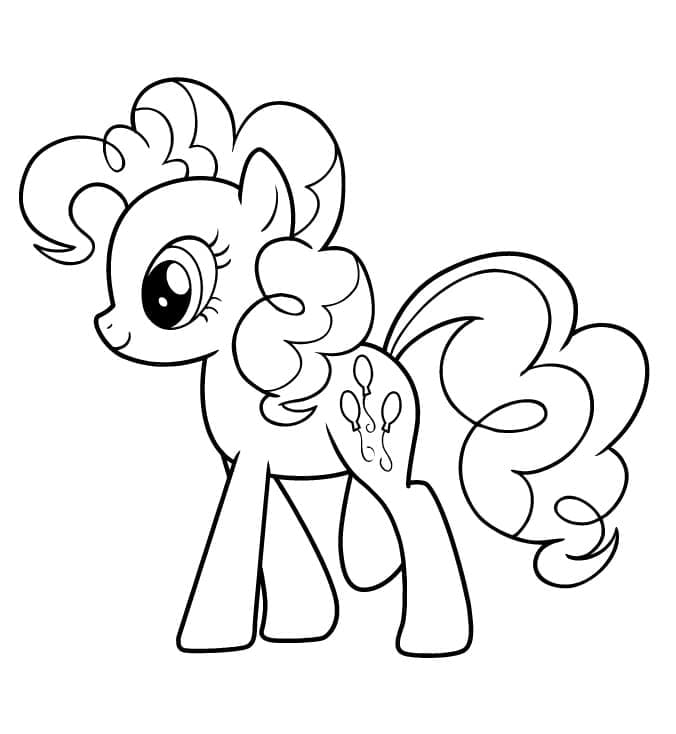 Desenho de Pinkie Pie de My Little Pony para Colorir