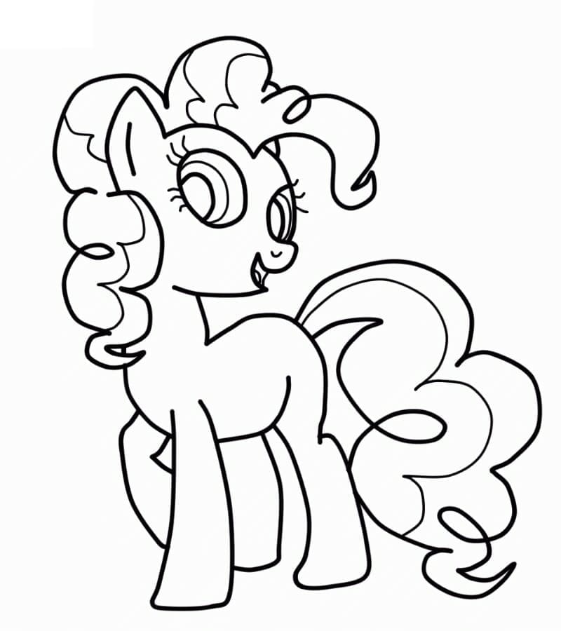 Desenho de Pinkie Pie Imagens para Colorir