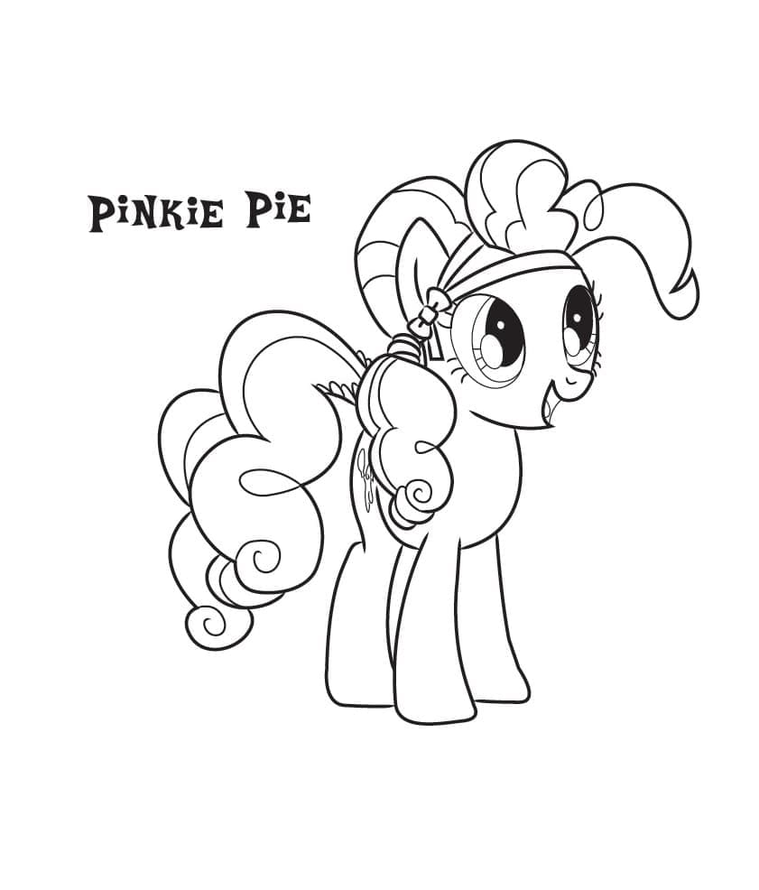 Desenho de Pinkie Pie para Colorir Grátis