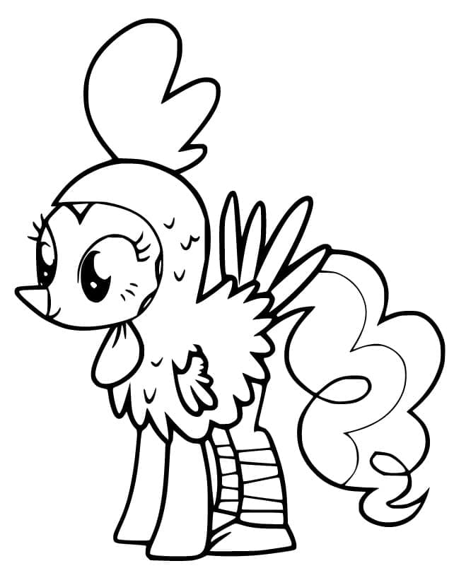 Desenho de Pinkie Pie para Imprimir