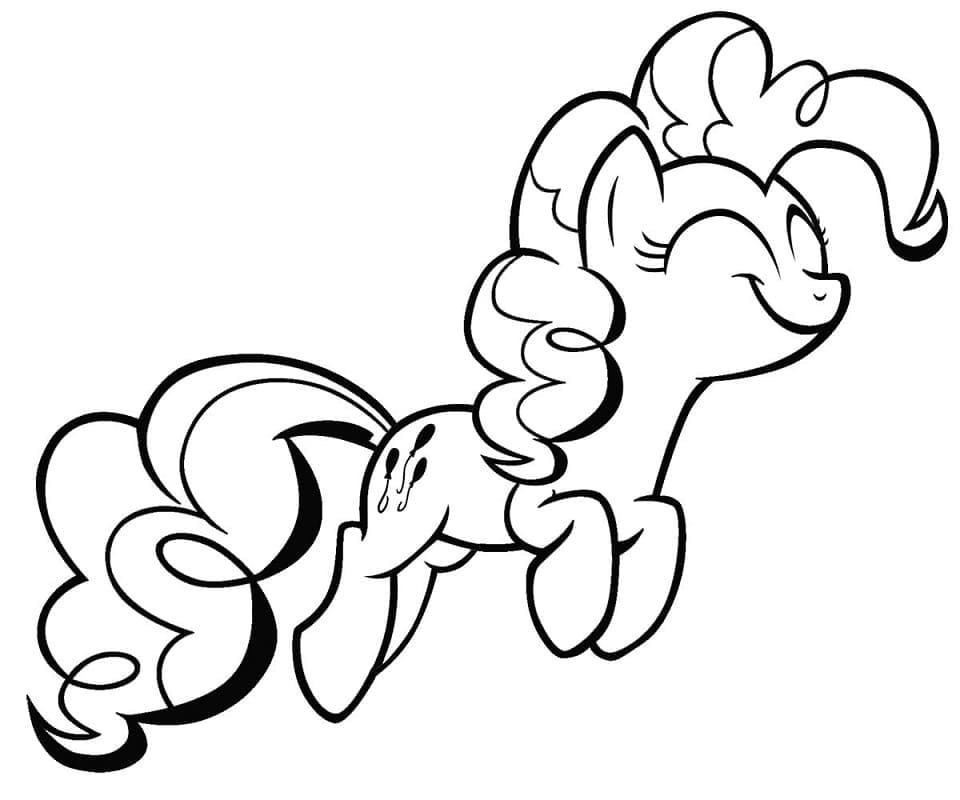 Desenho de Pinkie Pie para Pintar