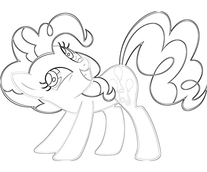 Desenho de Pinkie Pie Pdf Grátis