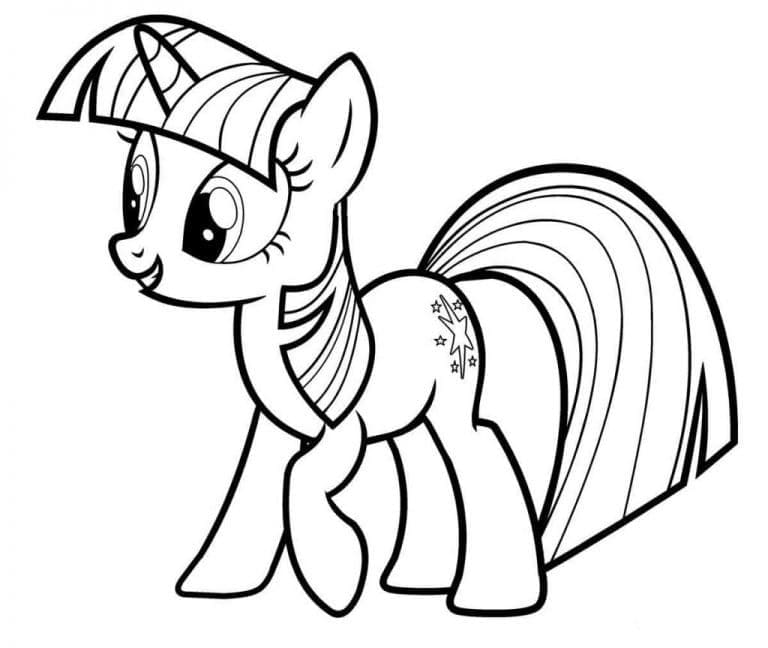 Desenho de Twilight Sparkle My Little Pony para Colorir
