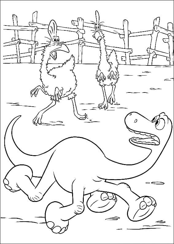 Desenho O Bom Dinossauro 5 Para Colorir