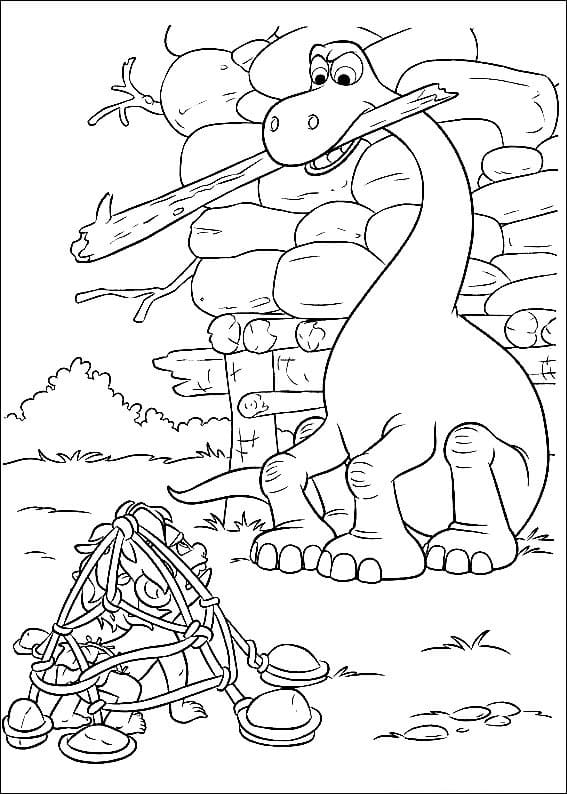 Desenho O Bom Dinossauro 6 Para Colorir