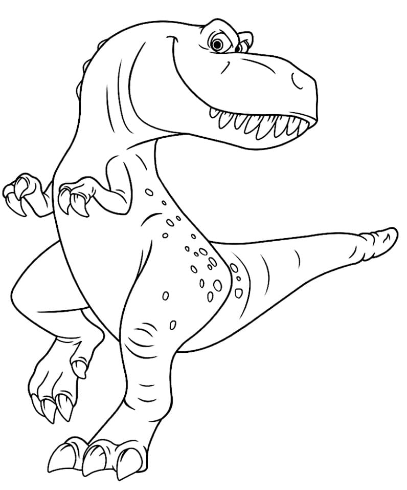 Desenho Ramsey De O Bom Dinossauro Para Colorir