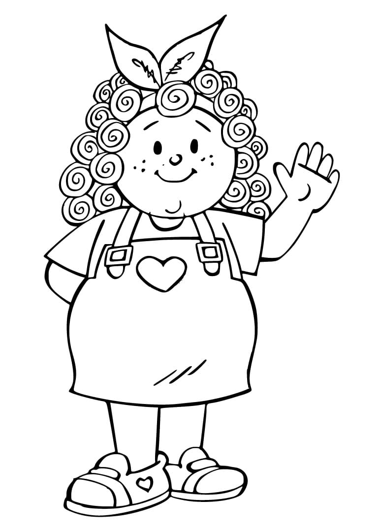 Desenho de Jo de Menino Maluquinho para Colorir