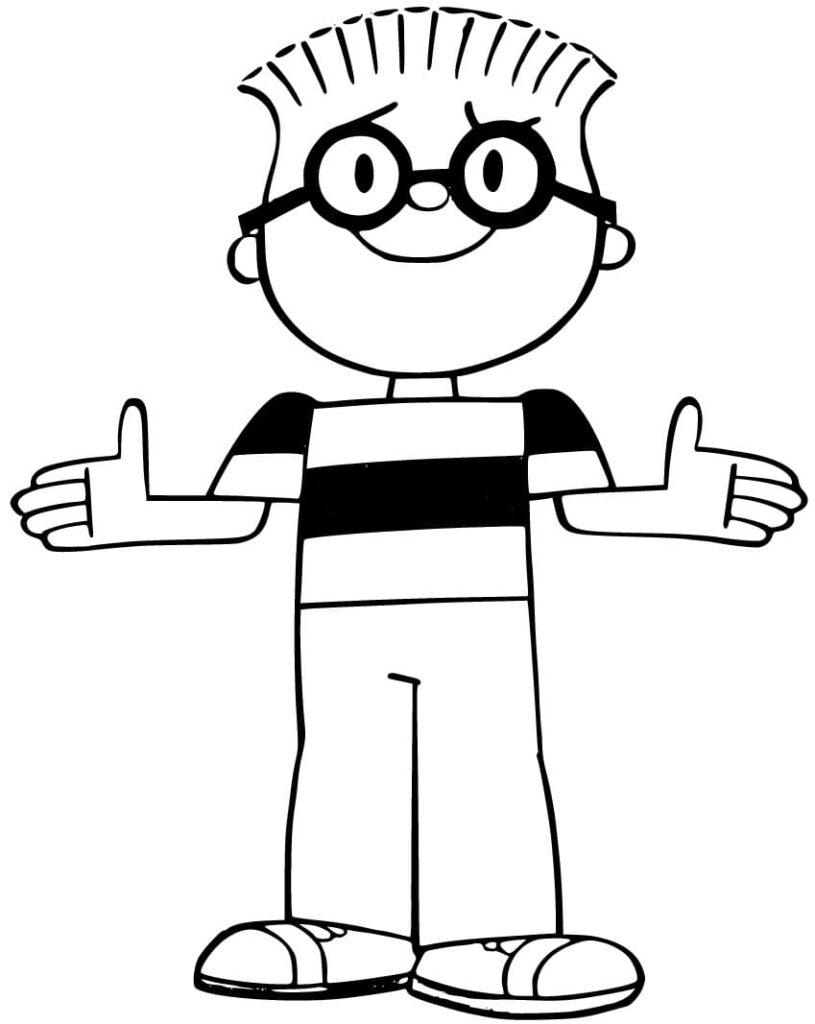 Desenho de Junin de Menino Maluquinho para Colorir