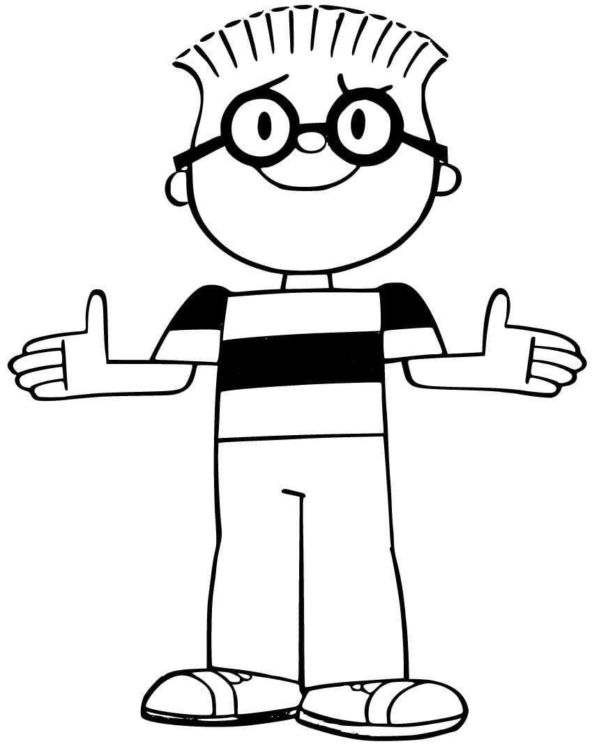 Desenho de Junin de Menino Maluquinho para Colorir