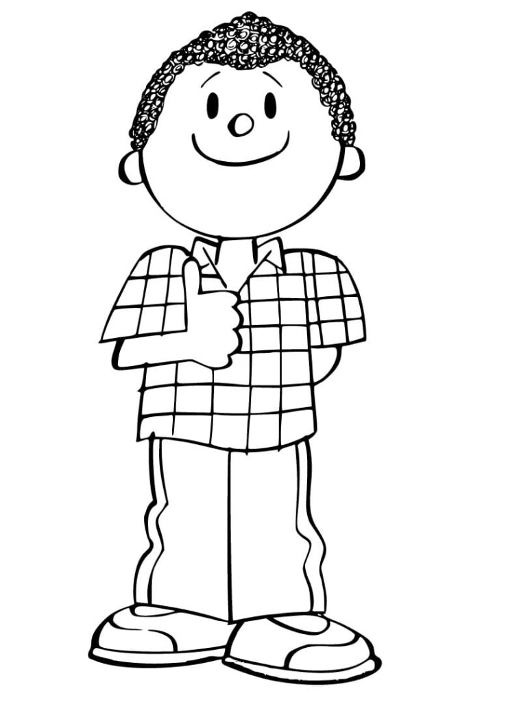 Desenho de Lúcio de Menino Maluquinho para Colorir