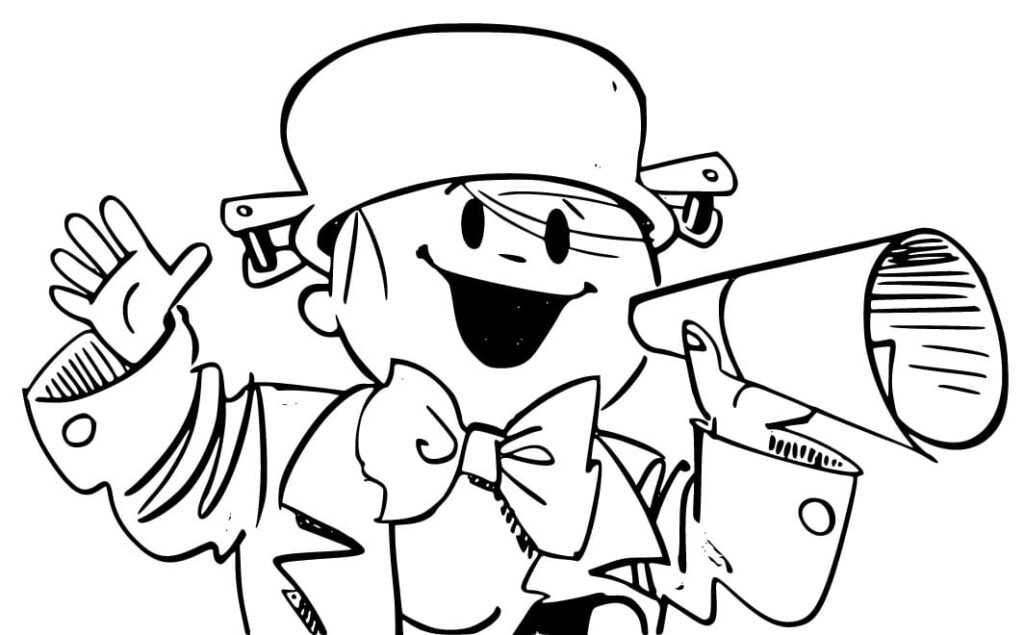 Desenho de Menino Maluquinho para Colorir