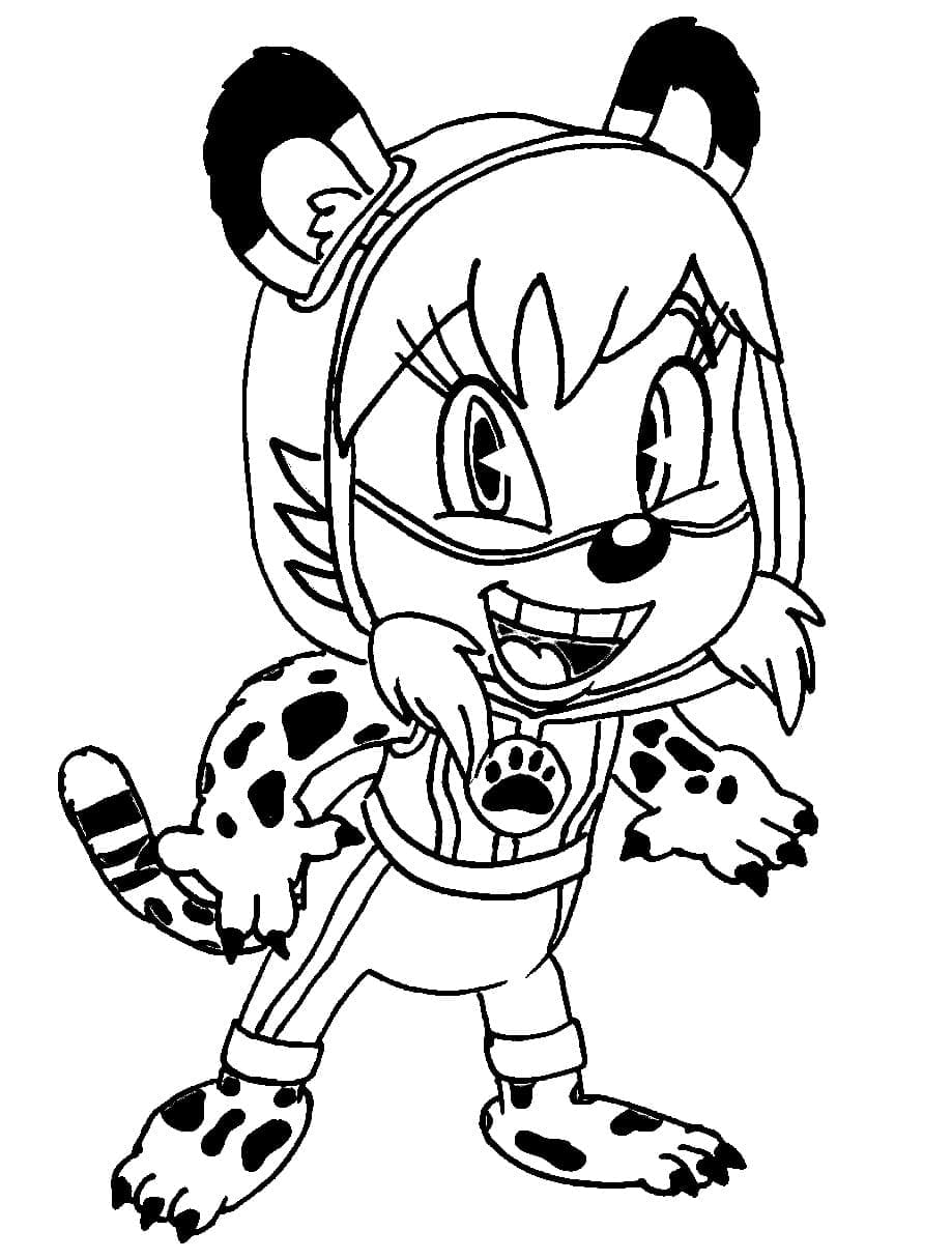 Desenho de Wren de Patrulheiros em Ação para Colorir Desenho de Wren de Patrulheiros em Ação para Colorir