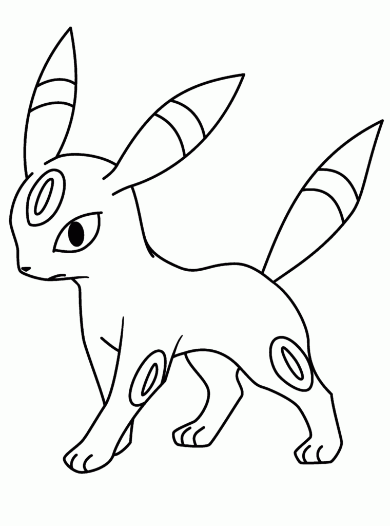 Desenho de Pokemon Download para Colorir