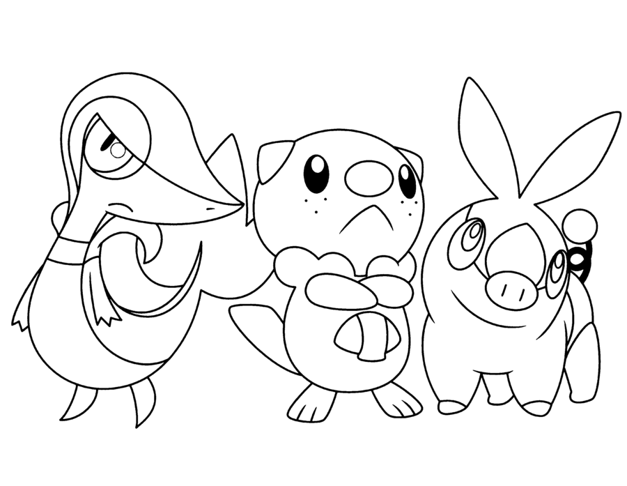 Desenho de Pokemon para Pintar Online Pdf