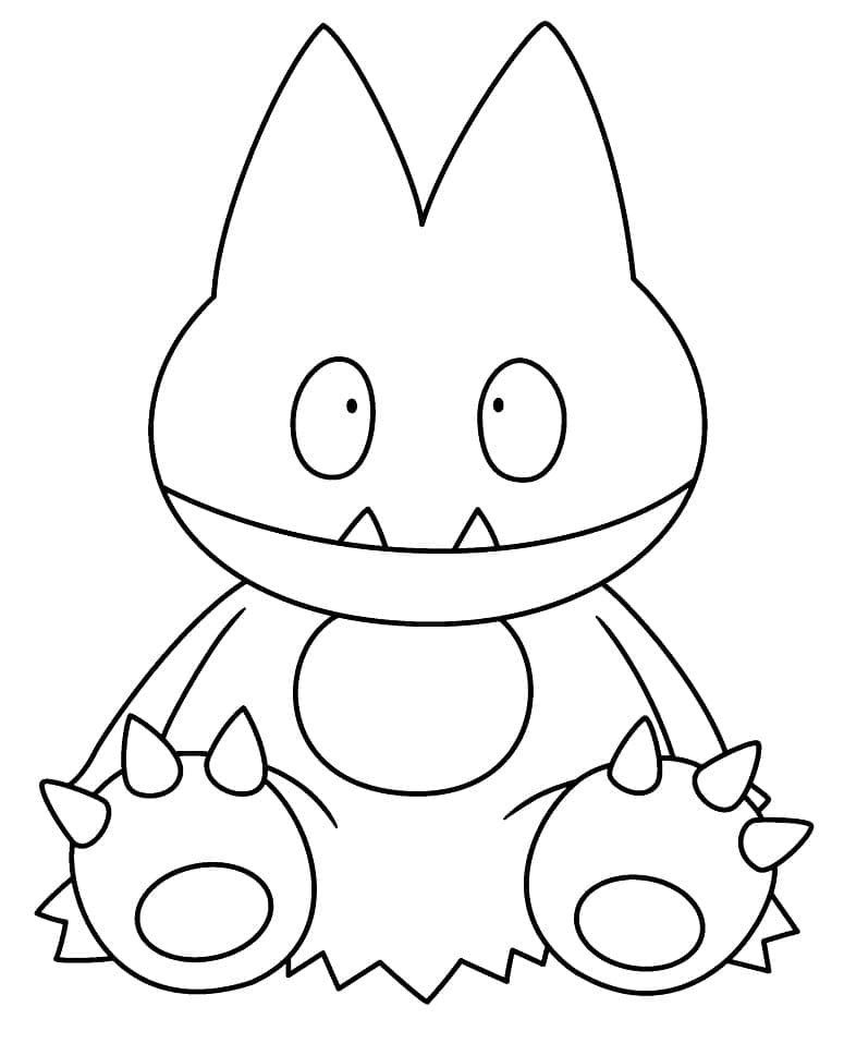 Desenho Munchlax Pokemon para Colorir Desenho Munchlax Pokemon para Colorir