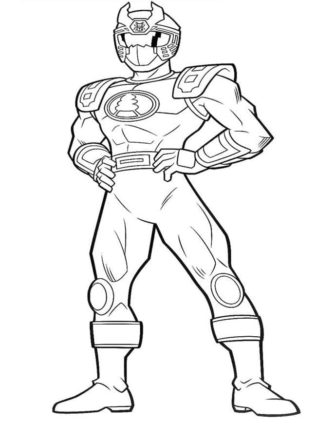 Desenho de Imprimivel Power Rangers para Colorir